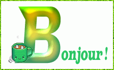 Gif animé bonjour chocolat